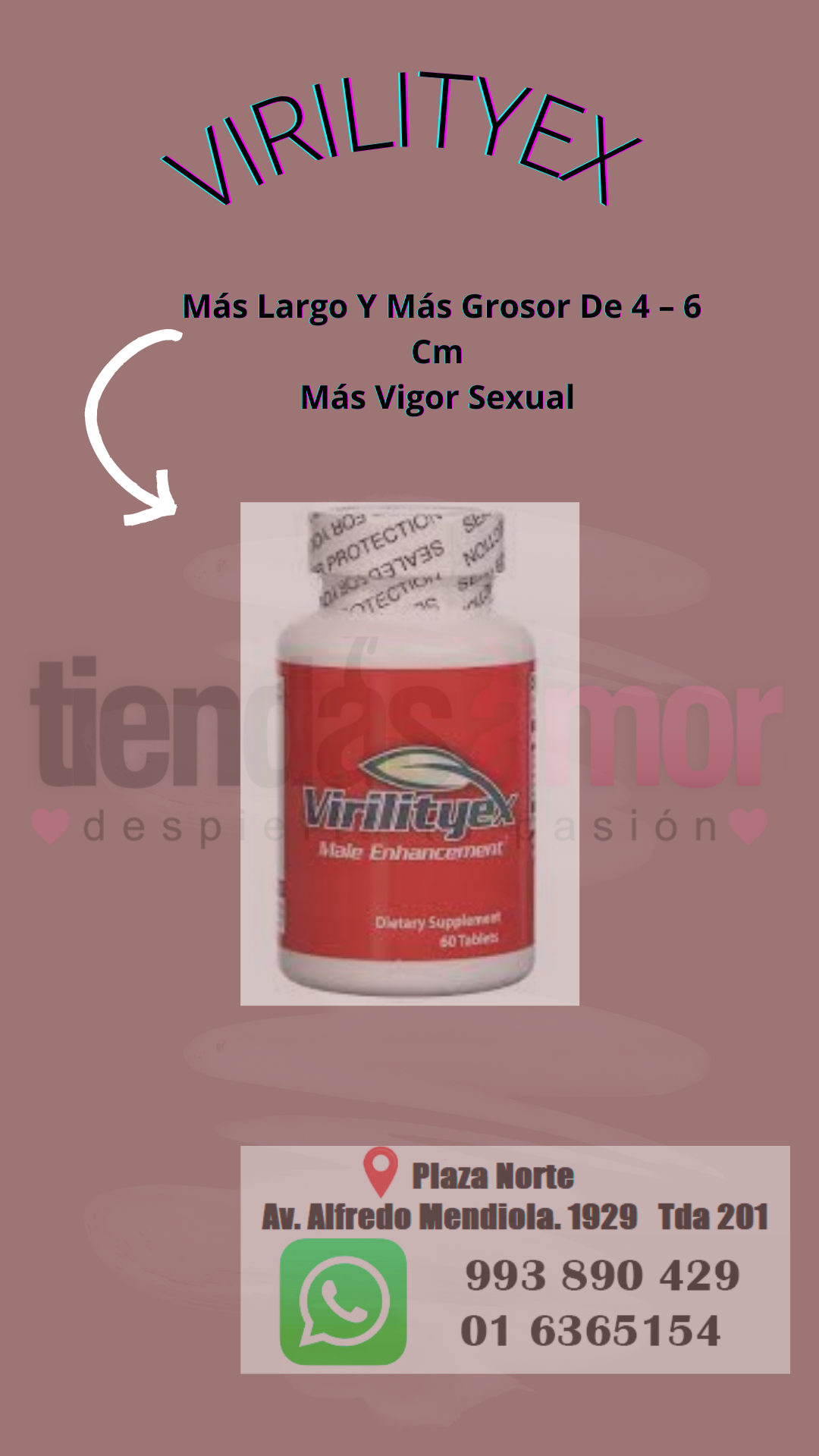 POTENCIA SEXUAL Y AUMENTA EL TAMAÑO CON VIRILITYEX 